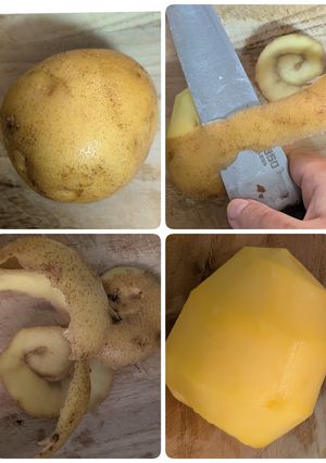 簡単★じゃがいもの皮剥きと芽の取り方-レシピのメイン写真