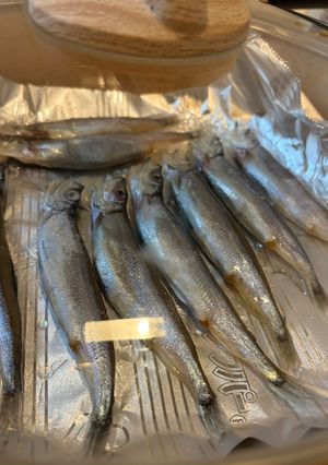 冷凍ししゃもの蒸し焼き-レシピのメイン写真