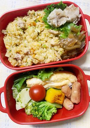 ﾖｯﾁｬﾝ☆カレーピラフ弁当-レシピのメイン写真