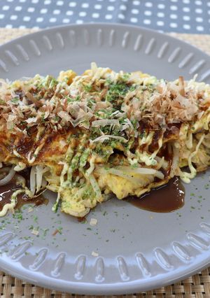 ツナともやしのお好み焼き風-レシピのメイン写真