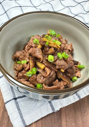 牛肉と椎茸のしぐれ煮-レシピのメイン写真