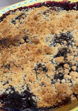 簡単クランブルケーキ-レシピのメイン写真