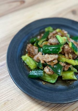 きゅうりと豚バラの６分炒め-レシピのメイン写真