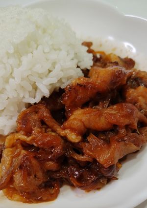 ヤンニョム豚こま-レシピのメイン写真