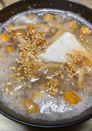 レンチン✩.*˚即席豆腐なめこスープ-レシピのメイン写真