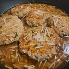 豆腐ハンバーグ えのき餡かけ-レシピのメイン写真