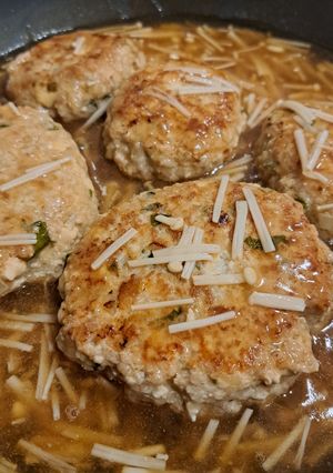 豆腐ハンバーグ えのき餡かけ-レシピのメイン写真