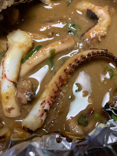 イカわたとゲソのホイル焼き-レシピのメイン写真