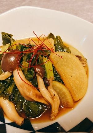 大根ときのこの炒め煮-レシピのメイン写真