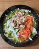 アジア風サバ缶そうめん