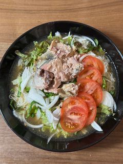 アジア風サバ缶そうめん-レシピのメイン写真
