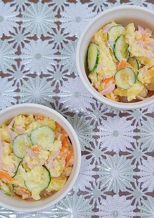 黒酢入りのポテトサラダ-レシピのメイン写真