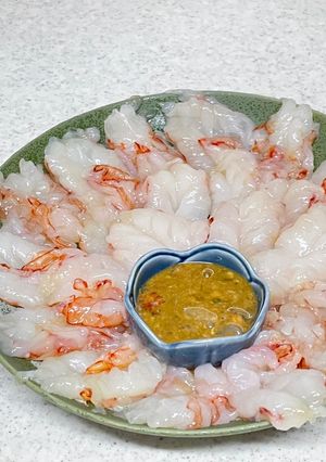 海老の刺身（下処理）-レシピのメイン写真