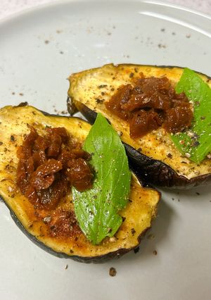 ノンフライヤーで♪丸茄子のトロトロ焼き-レシピのメイン写真