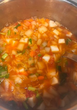 冬野菜のミネストローネ-レシピのメイン写真