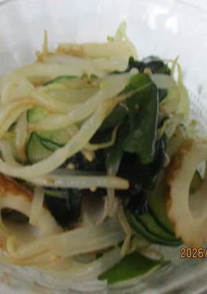 ちくわきゅうりとワカメの和え物😋♪-レシピのメイン写真