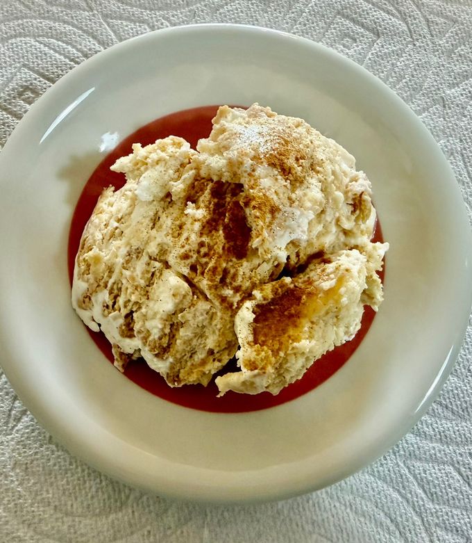 夏のシナモンレアチーズ風ヨーグルトケーキ-レシピのメイン写真