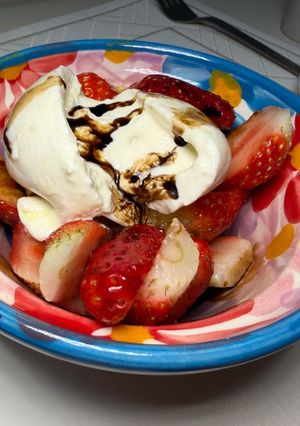 🍓本格 イチゴとブッラータのカプレーゼ-レシピのメイン写真
