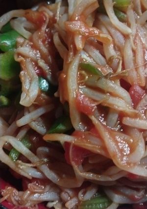 もやしナポリタン風-レシピのメイン写真