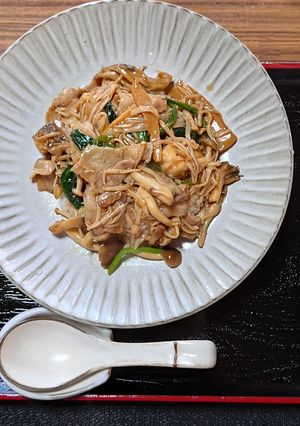 ヨウサマの減塩きのこあんかけ丼-レシピのメイン写真