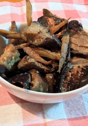 茄子とごぼうの味噌炒め～♪♪-レシピのメイン写真