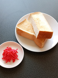 暑気払い❓️トーストに紅生姜-レシピのメイン写真