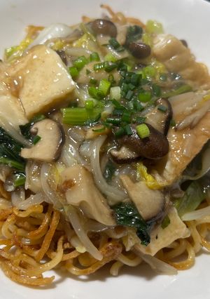 厚揚げの明太子あんかけ焼きそば-レシピのメイン写真