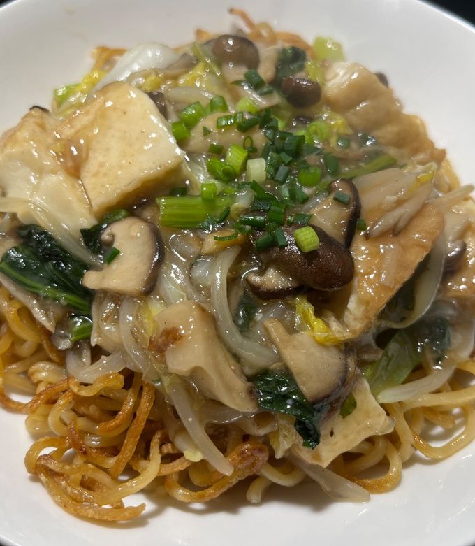 厚揚げの明太子あんかけ焼きそば-レシピのメイン写真
