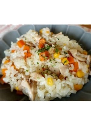 炊き込みチキンピラフ-レシピのメイン写真