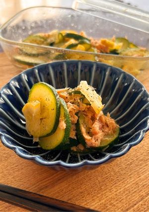 レンジで簡単♪ズッキーニのレモンマリネ-レシピのメイン写真