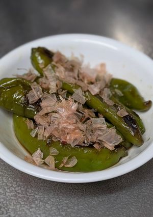 万願寺とうがらしの甘辛焼き浸し-レシピのメイン写真
