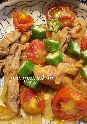 豚小間ポークケチャップ-レシピのメイン写真
