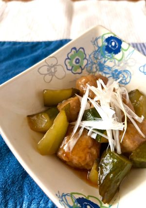 簡単♪お弁当にも★肉団子と胡瓜の甘酢餡-レシピのメイン写真