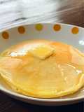 牛乳なし♡ふわほわ豆腐ホットケーキ