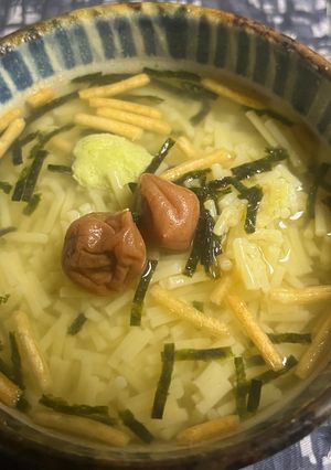 スパゲティ de お茶漬けモドキ-レシピのメイン写真
