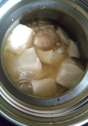 スープジャーでふわトロ豆腐-レシピのメイン写真