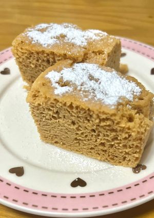 簡単!お豆腐ときな粉ふわふわ蒸しケーキ♪-レシピのメイン写真
