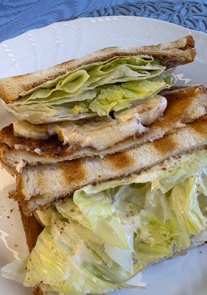 【簡単朝食】シナモンバナナホットサンド-レシピのメイン写真