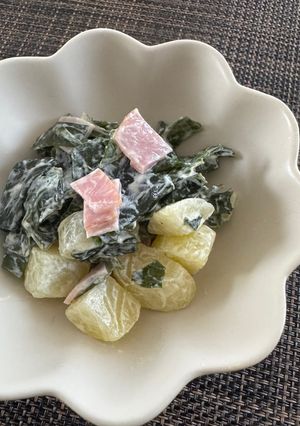 【材料３つ】ジャガイモとわかめのサラダ-レシピのメイン写真