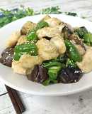 鶏胸肉とピーマンのニンニク焼肉のタレ炒め