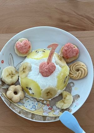 1歳のお誕生日ケーキ-レシピのメイン写真