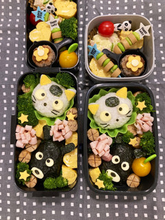 キャラ弁⭐︎タマとクロ-レシピのメイン写真