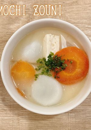 食べるスープ『あん餅雑煮』-レシピのメイン写真