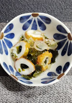 ちくわとわかめの酢の物-レシピのメイン写真