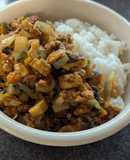 節約◎ちくわとわかめの和風キーマカレー