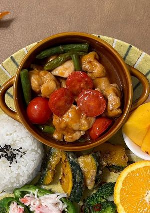チキンのトマト煮込み-レシピのメイン写真