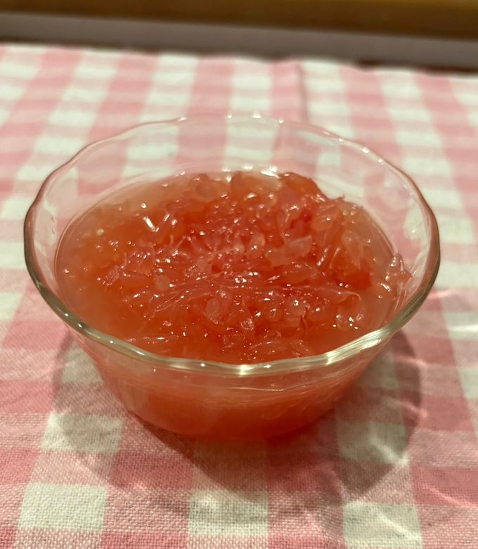 果肉たっぷりルビーグレープフルーツゼリー-レシピのメイン写真