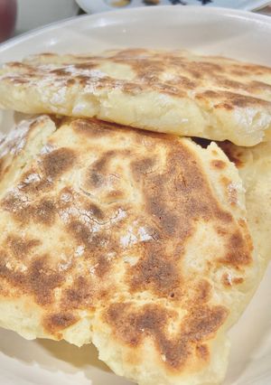 お豆腐と米粉のナン-レシピのメイン写真