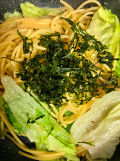 簡単 レタスパスタ-レシピのメイン写真