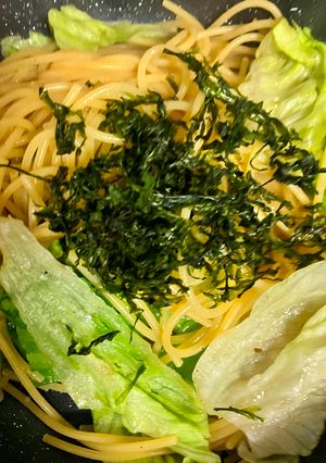 簡単　レタスパスタ-レシピのメイン写真